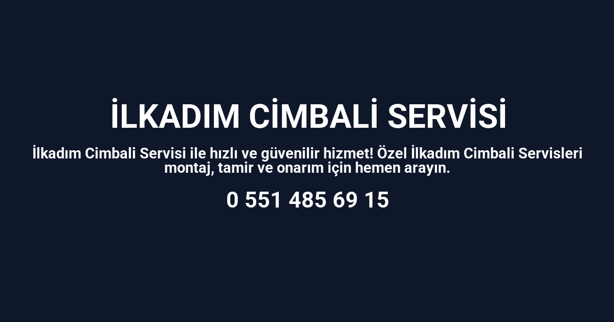İlkadım Cimbali Servisi